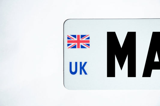 UK Front Standard Number Plate