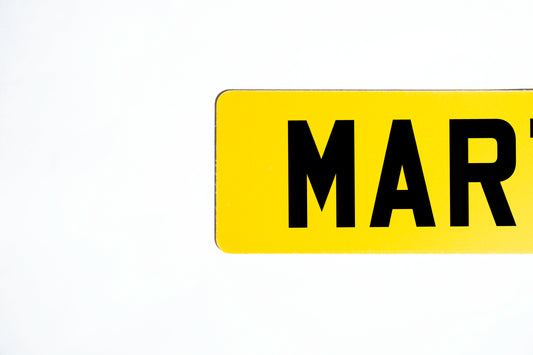 Rear Standard Number Plate