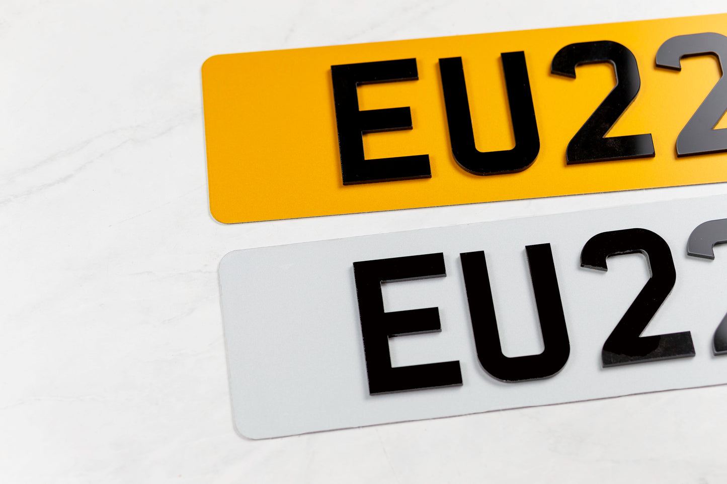 Set Of 4D Number plates