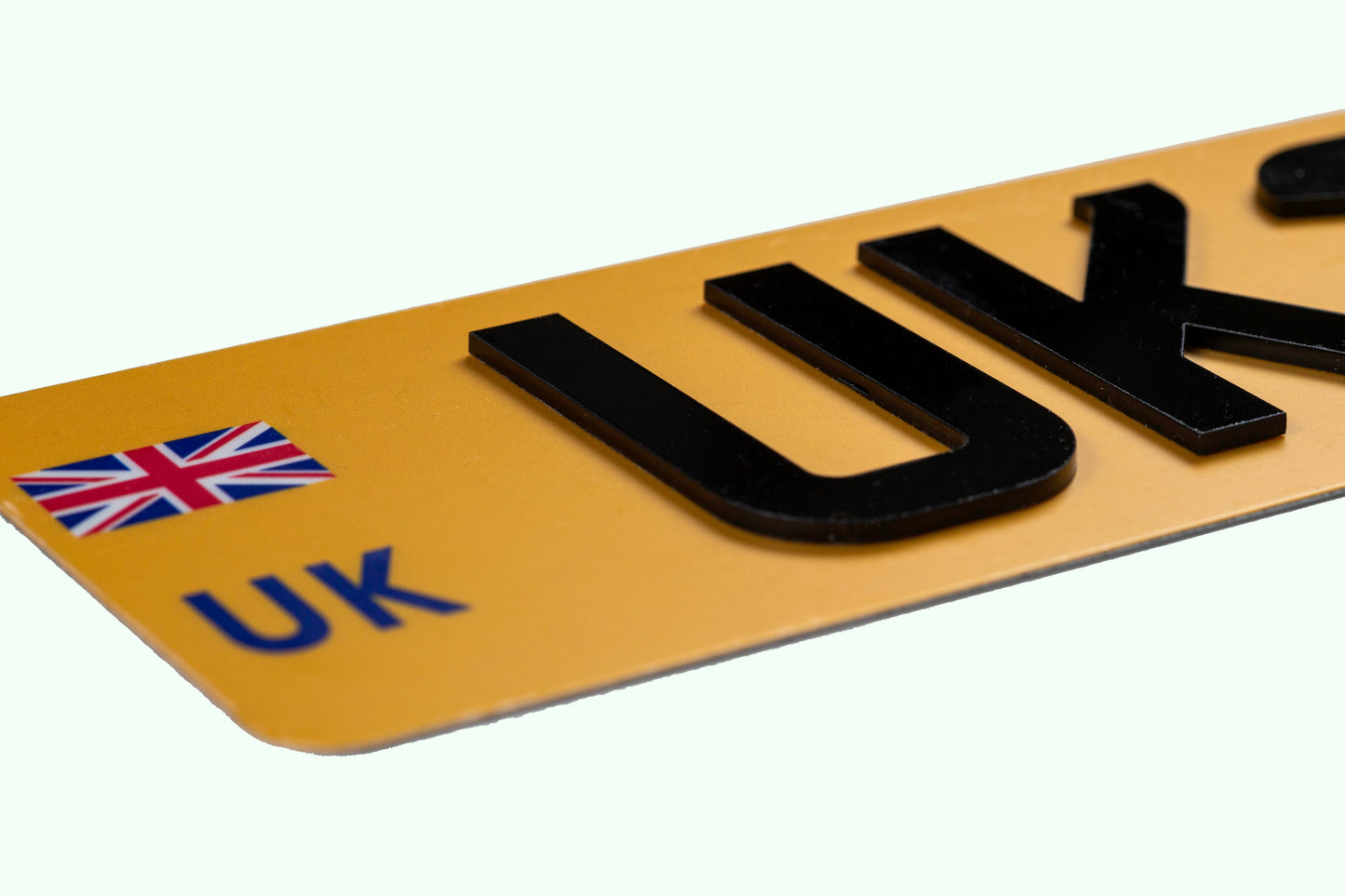 Set Of 4D Number plates