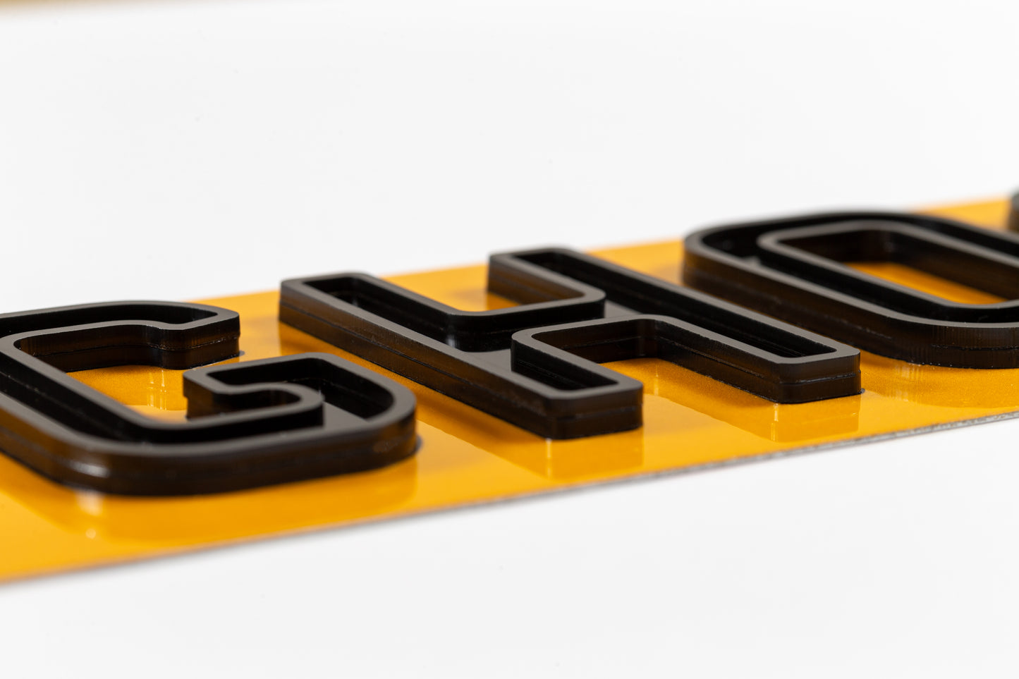 Set Of Ghost Number Plates