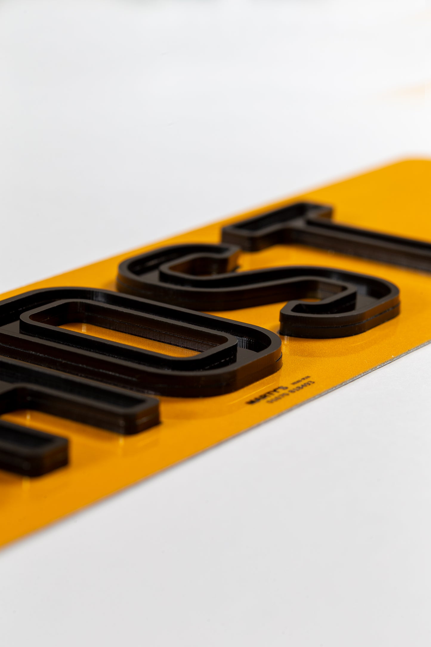 Set Of Ghost Number Plates