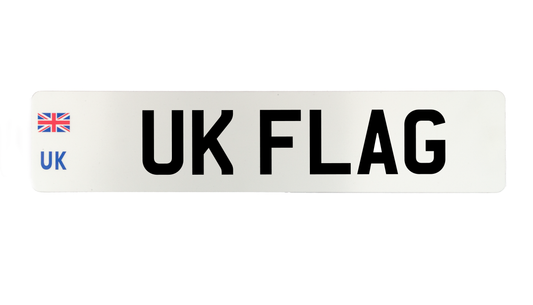 UK Front Standard Number Plate